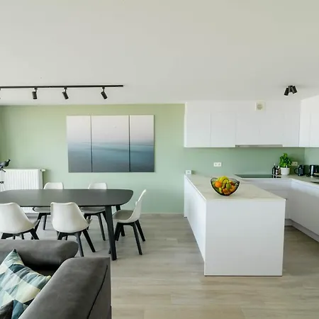 Apartment Premium Holidays - New Modern Oostkant With Seaview At Westende Middelkerke